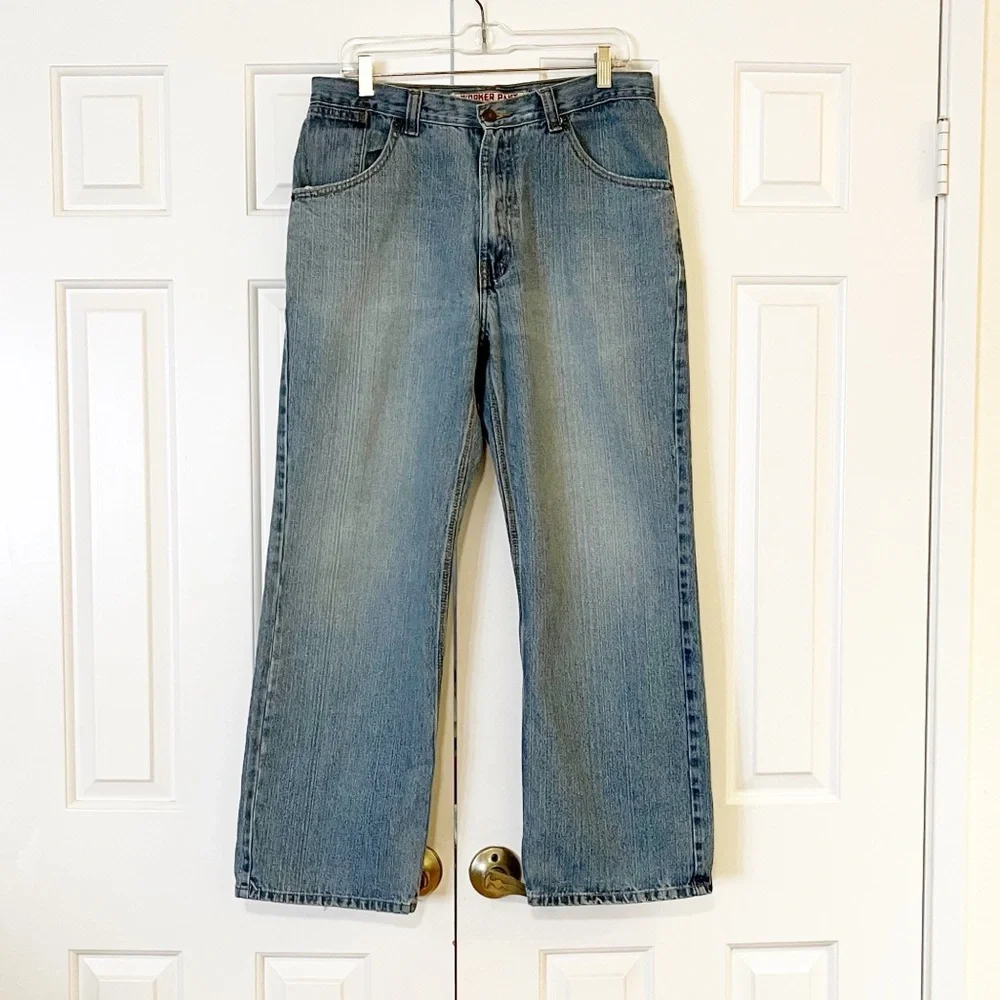 Steve & Barry's Light Wash Worker Pant Straight Leg Jeans. Size 32